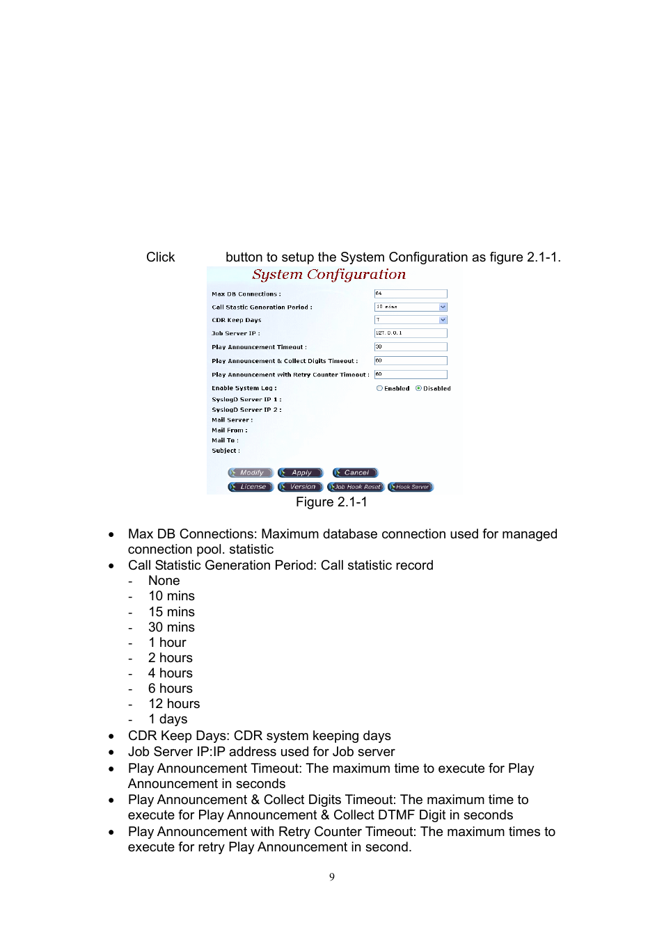 Chapter 2 configuration setting, 1 configuration | Welltech SIPIVR 6800GS V.2.1 User Manual | Page 10 / 129