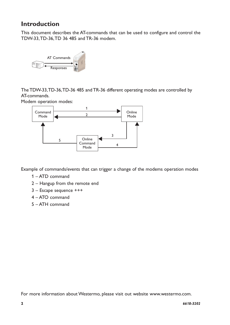 Introduction | Westermo TDW-33 User Manual | Page 2 / 88