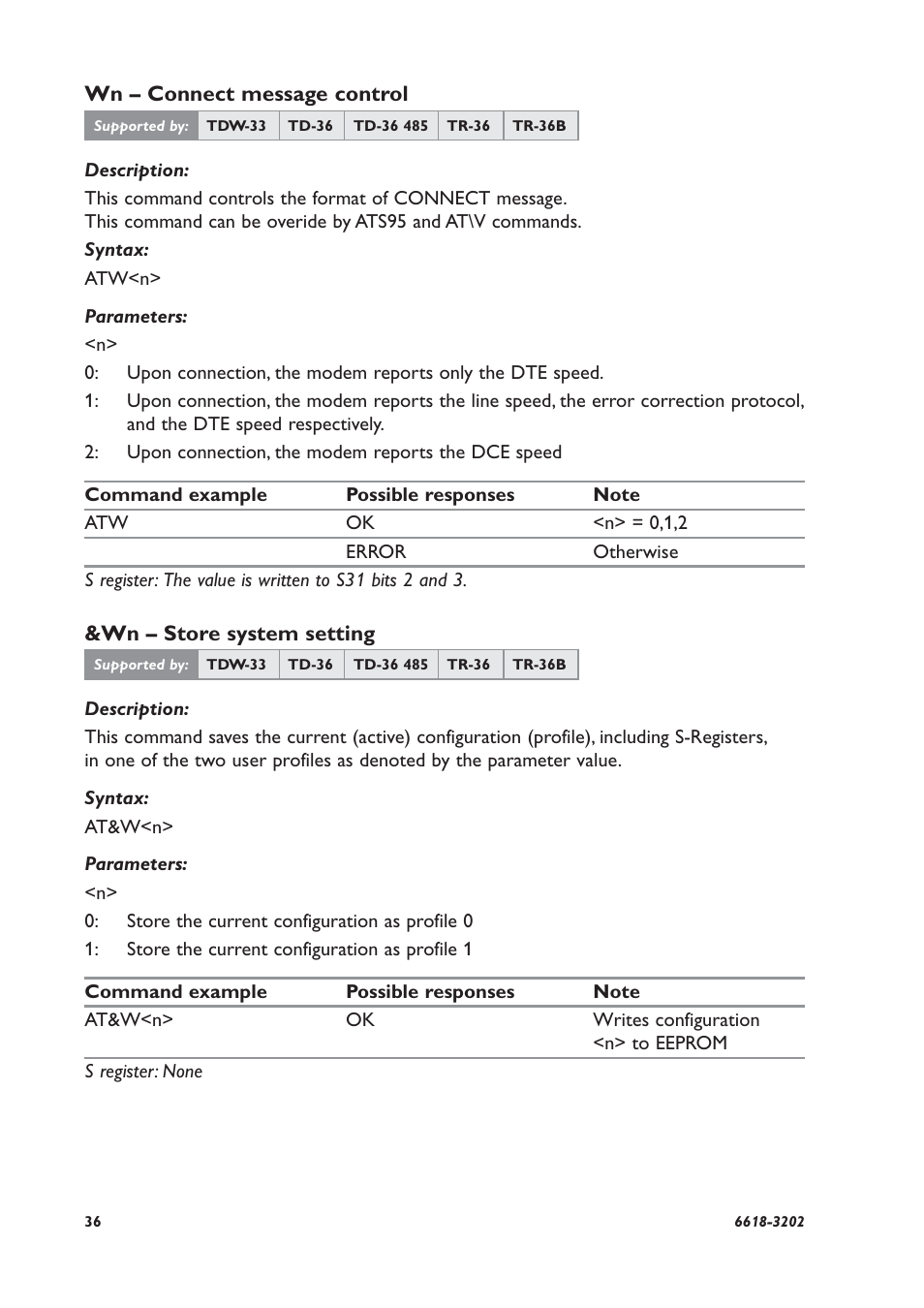 Westermo TDW-33 User Manual | Page 36 / 88