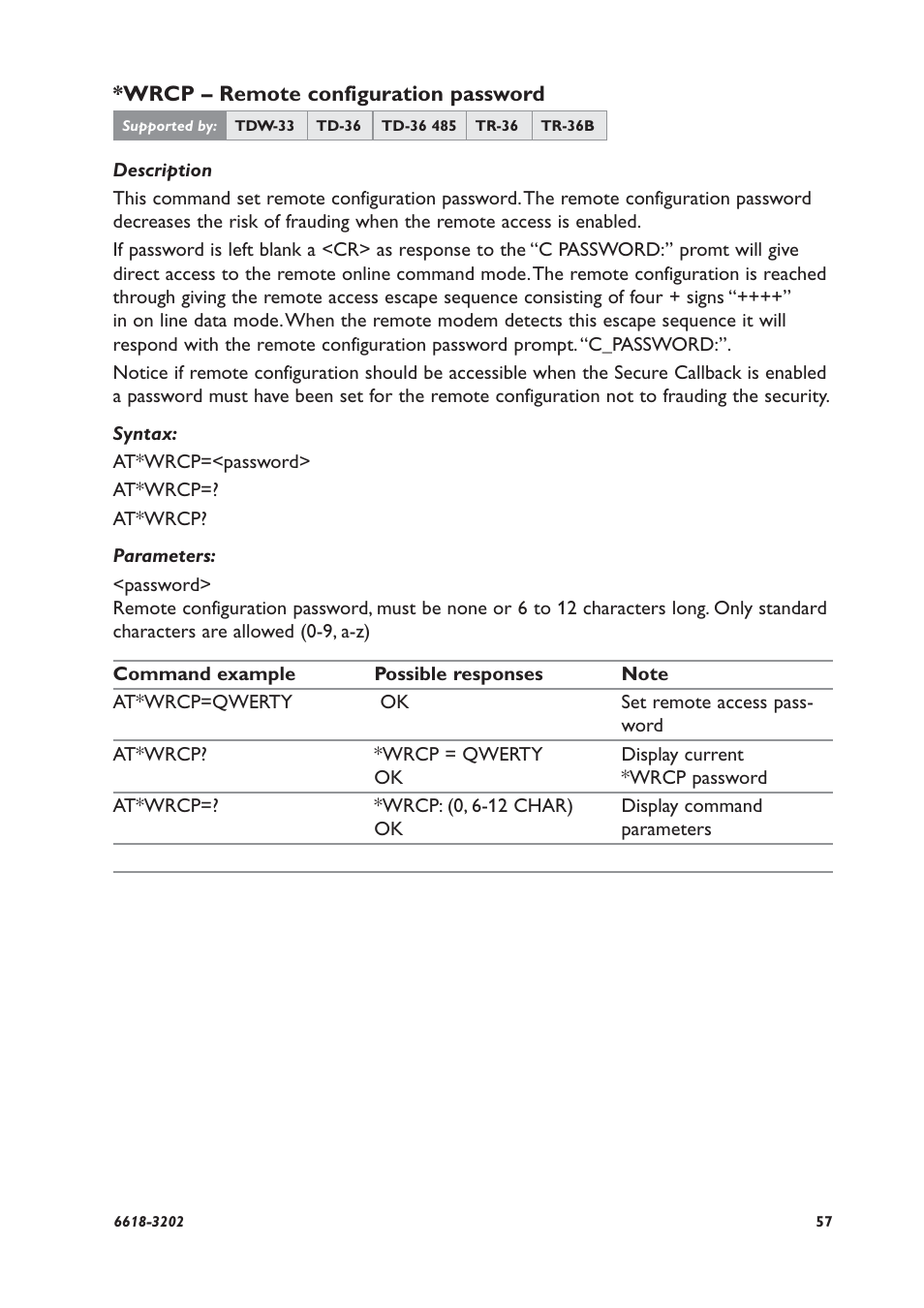 Westermo TDW-33 User Manual | Page 57 / 88