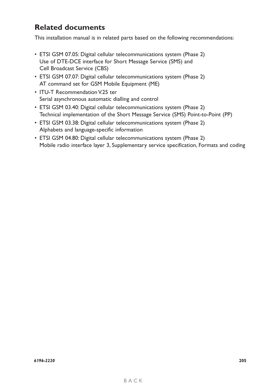 Related documents | Westermo GD-01 User Manual | Page 205 / 206