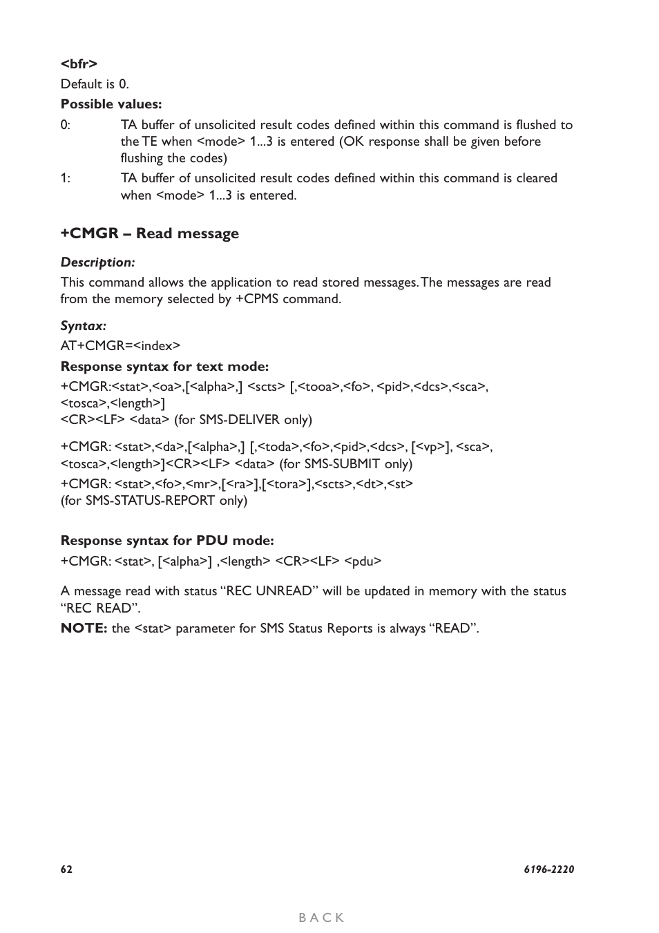 Westermo GD-01 User Manual | Page 62 / 206