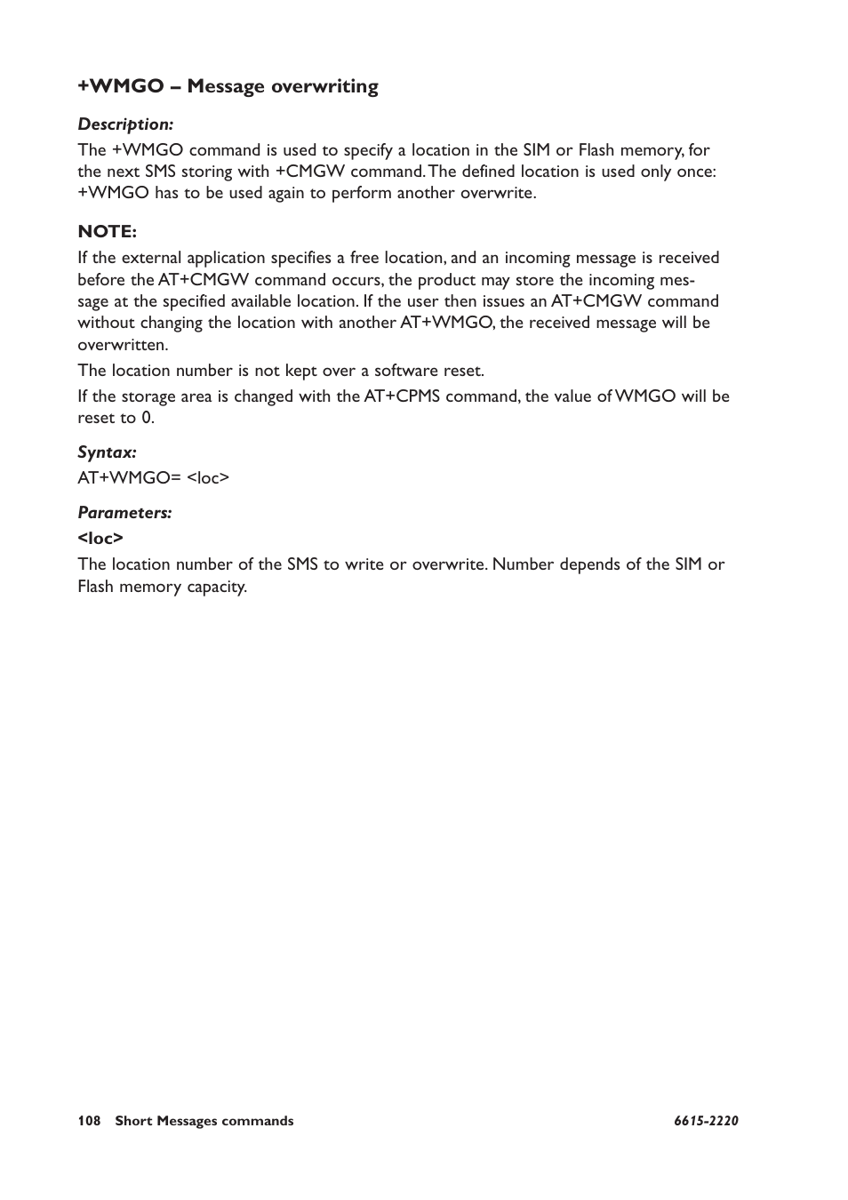 Wmgo – message overwriting | Westermo GDW-11 User Manual | Page 108 / 380