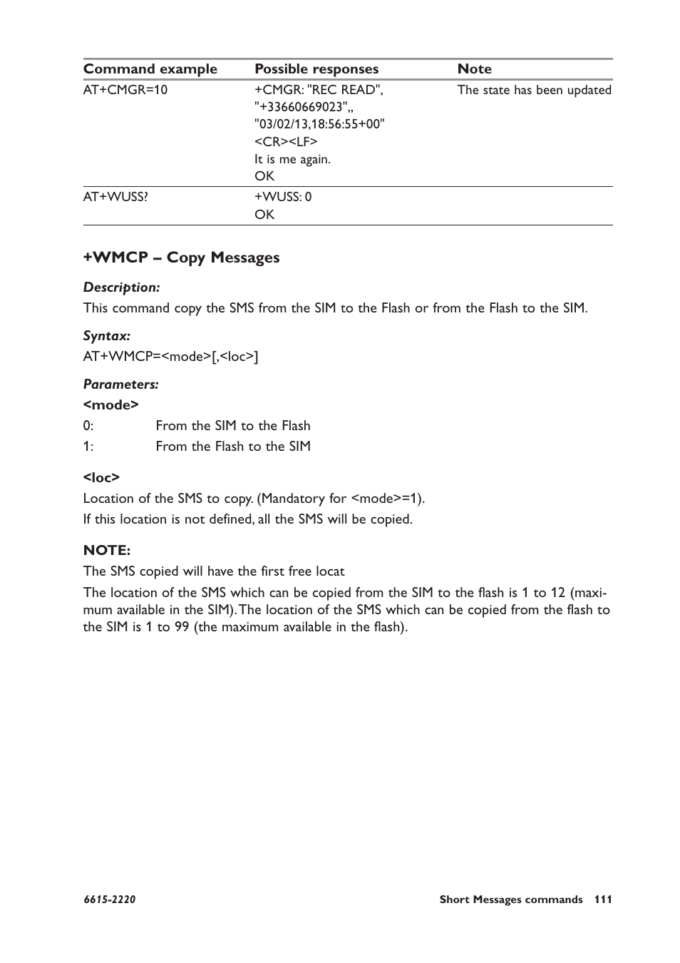 Wmcp – copy messages | Westermo GDW-11 User Manual | Page 111 / 380