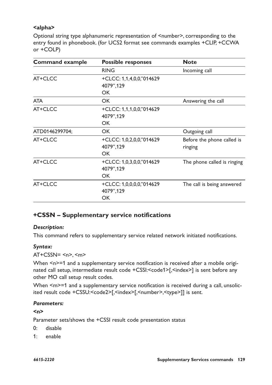 Cssn – supplementary service notifications | Westermo GDW-11 User Manual | Page 129 / 380
