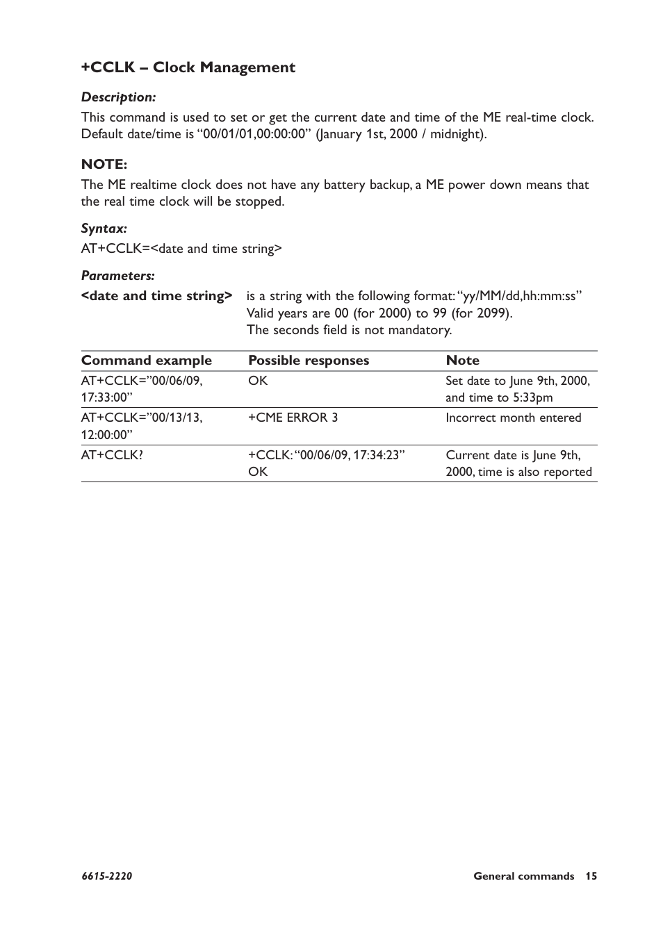 Cclk – clock management | Westermo GDW-11 User Manual | Page 15 / 380