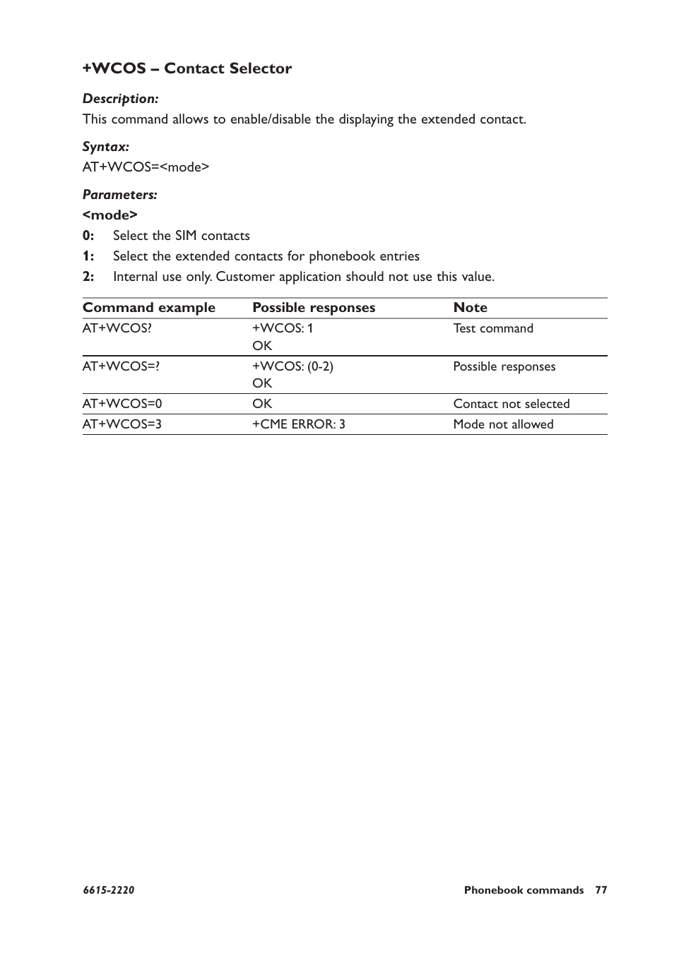 Wcos – contact selector | Westermo GDW-11 User Manual | Page 77 / 380