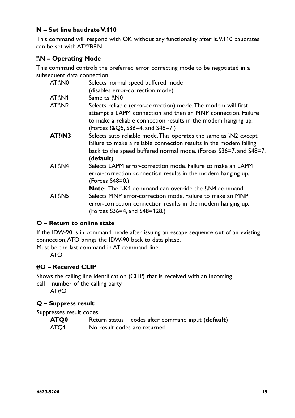 Westermo IDW-90 AT User Manual | Page 19 / 97