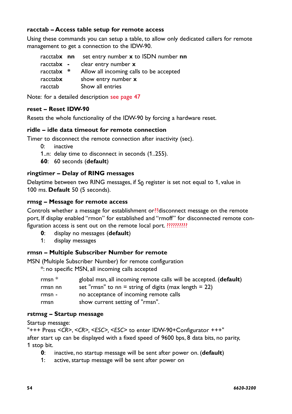 Westermo IDW-90 AT User Manual | Page 54 / 97