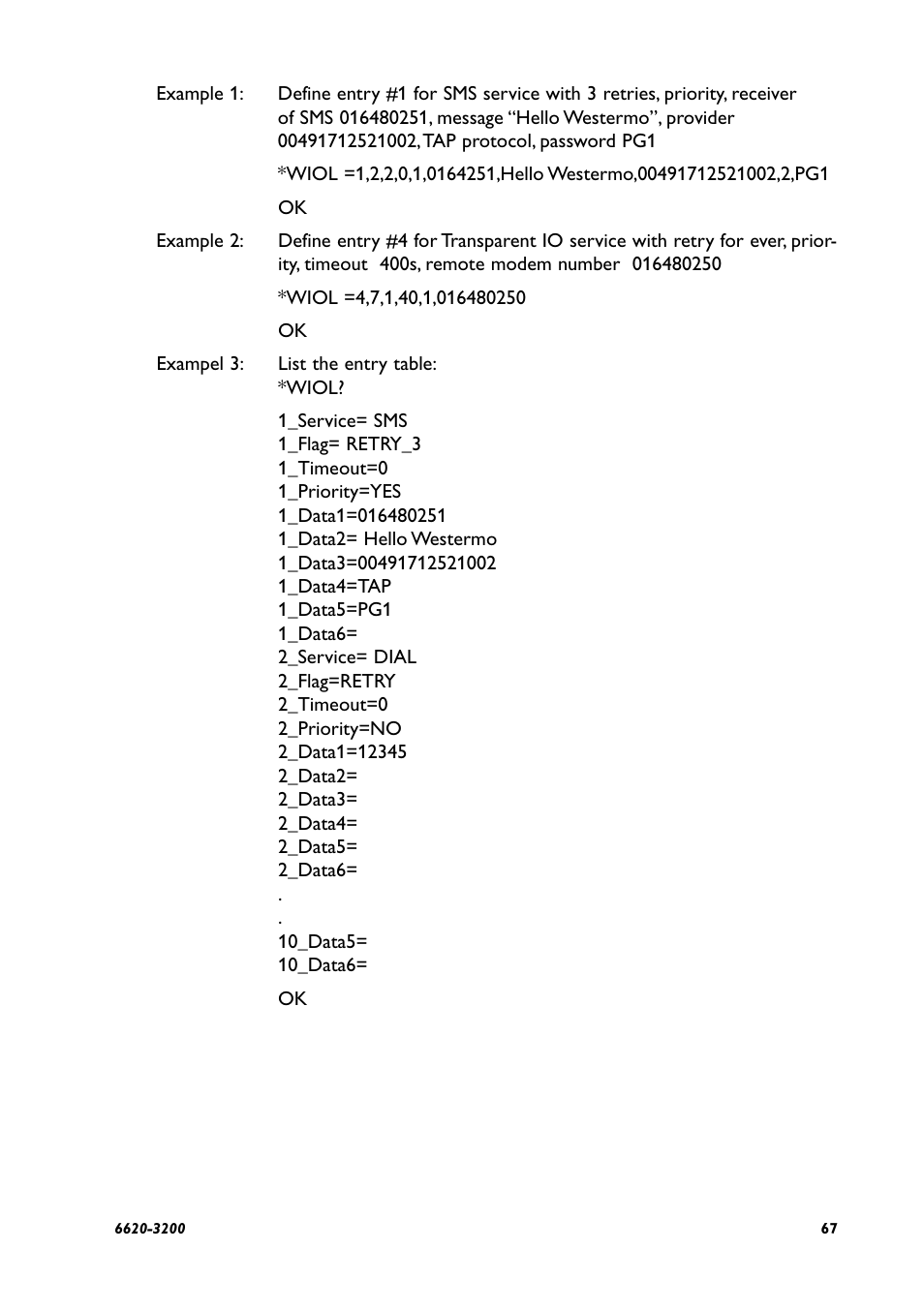 Westermo IDW-90 AT User Manual | Page 67 / 97