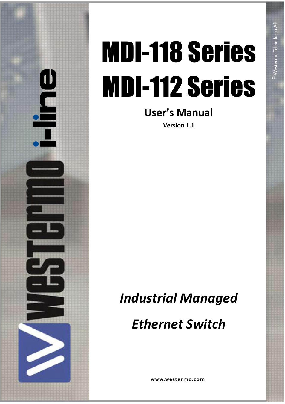 Westermo MDI-112-F4G User Manual | 175 pages