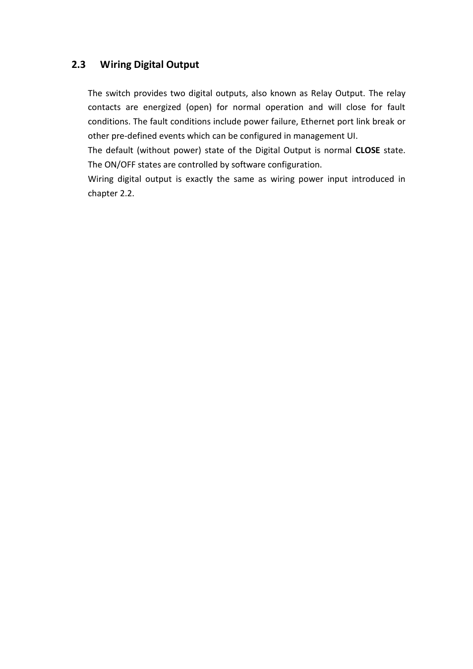 Wiring digital output, 3 wiring digital output | Westermo MDI-112-F4G User Manual | Page 11 / 175