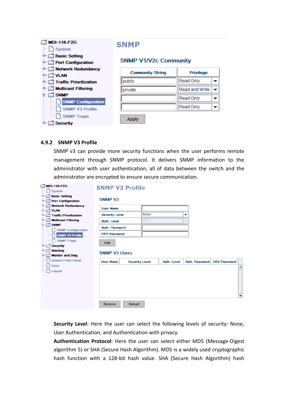 Westermo MDI-112-F4G User Manual | Page 114 / 175