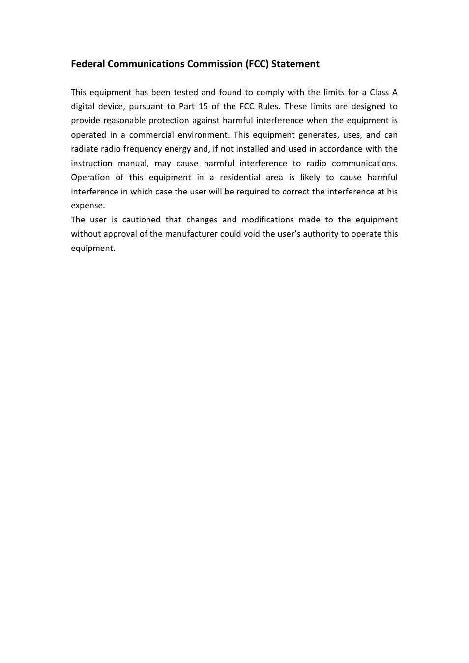 Federal communications commission (fcc) statement | Westermo MDI-112-F4G User Manual | Page 3 / 175