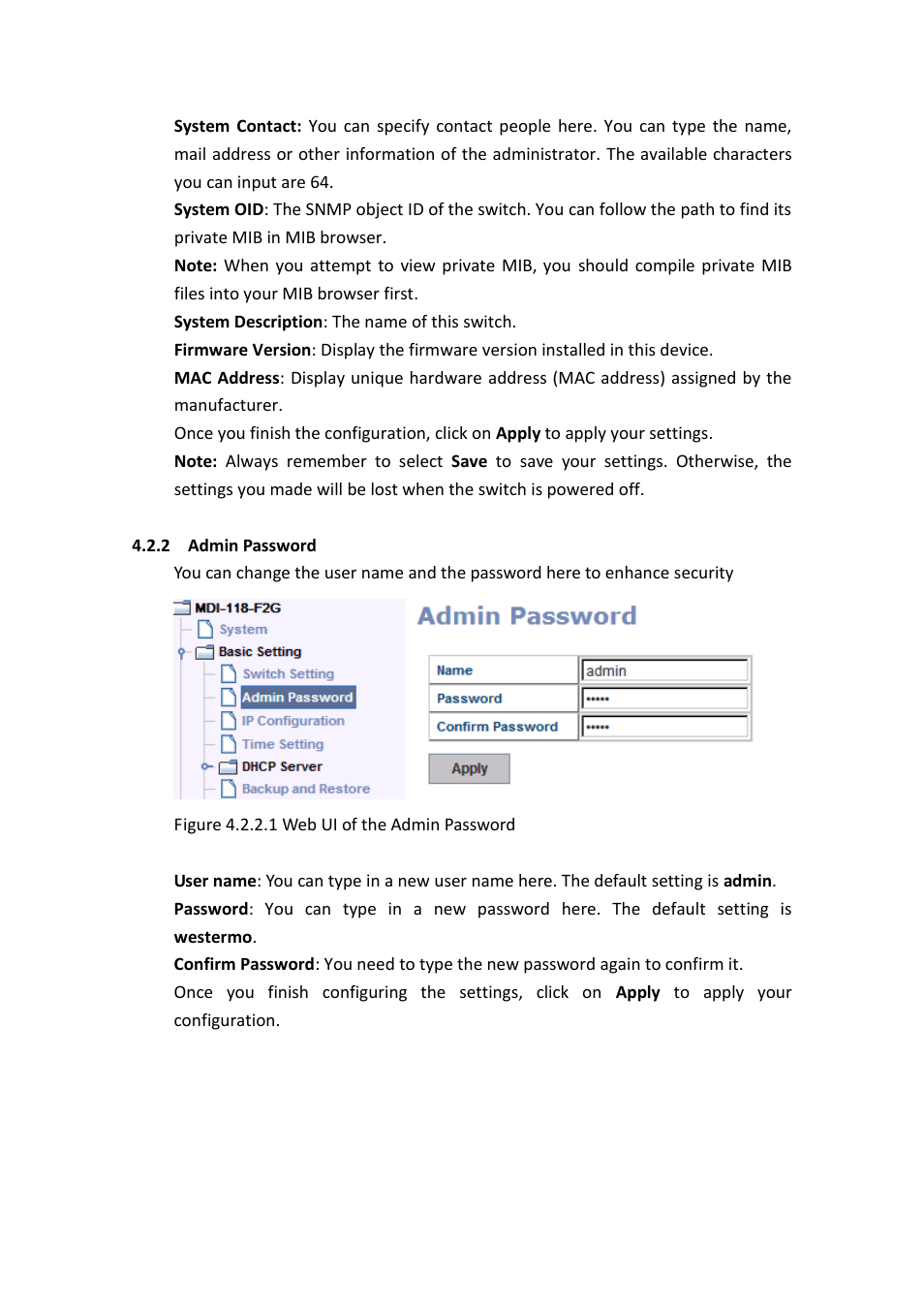 Westermo MDI-112-F4G User Manual | Page 31 / 175