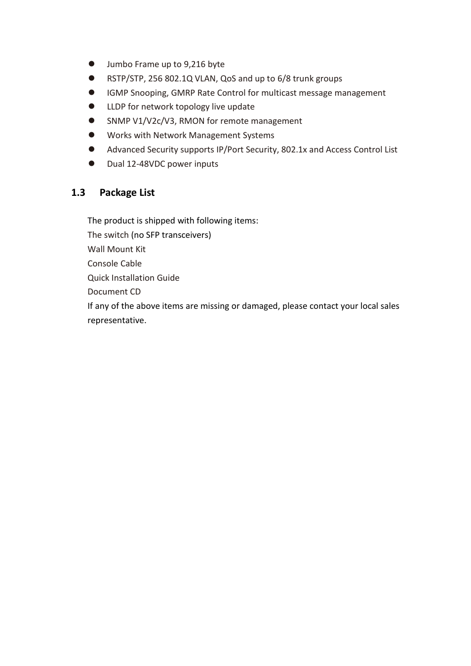 Package list | Westermo MDI-112-F4G User Manual | Page 7 / 175