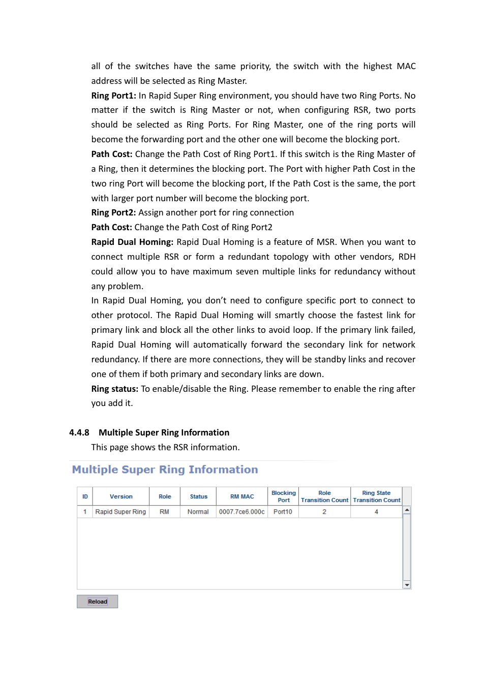Westermo MDI-112-F4G User Manual | Page 74 / 175