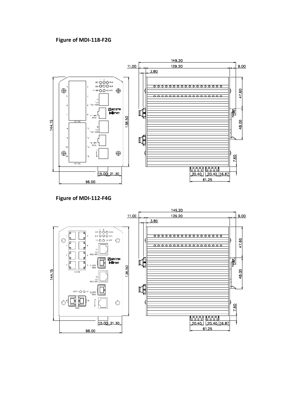 Westermo MDI-112-F4G User Manual | Page 9 / 175