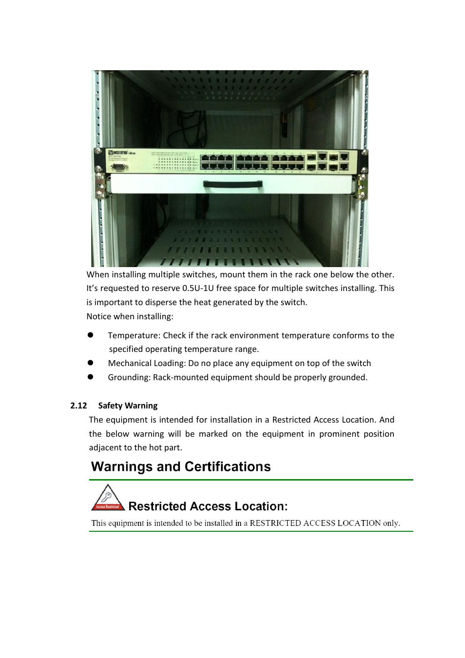 Safety warning | Westermo MRI-128-F4G-PSE24 User Manual | Page 15 / 169
