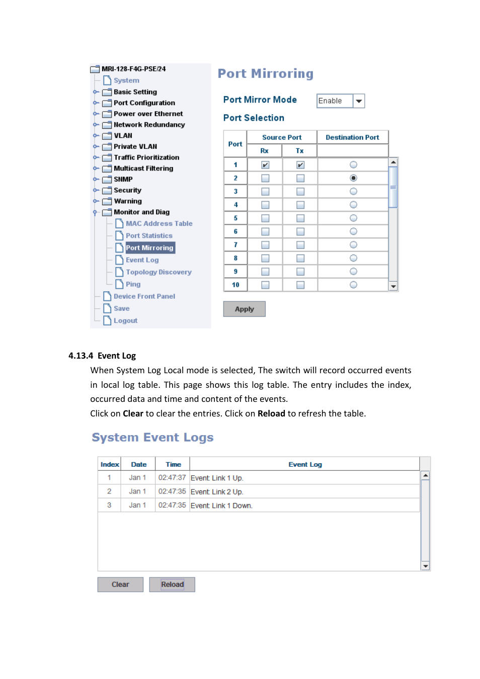 Westermo MRI-128-F4G-PSE24 User Manual | Page 156 / 169