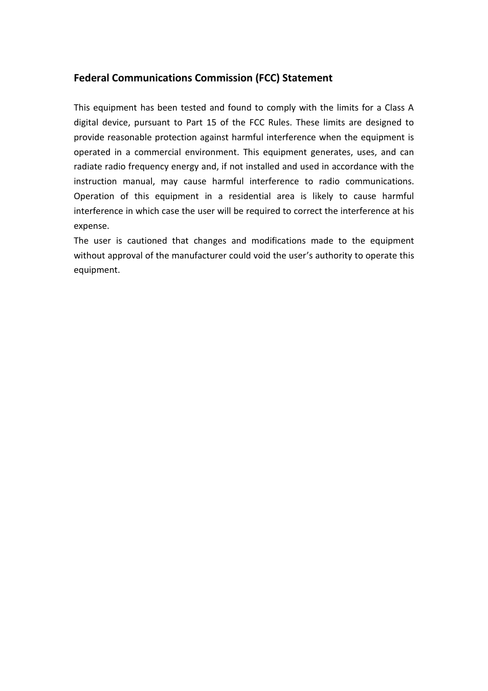 Federal communications commission (fcc) statement | Westermo MRI-128-F4G-PSE24 User Manual | Page 3 / 169