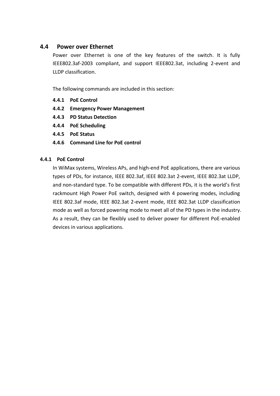 Power over ethernet | Westermo MRI-128-F4G-PSE24 User Manual | Page 62 / 169