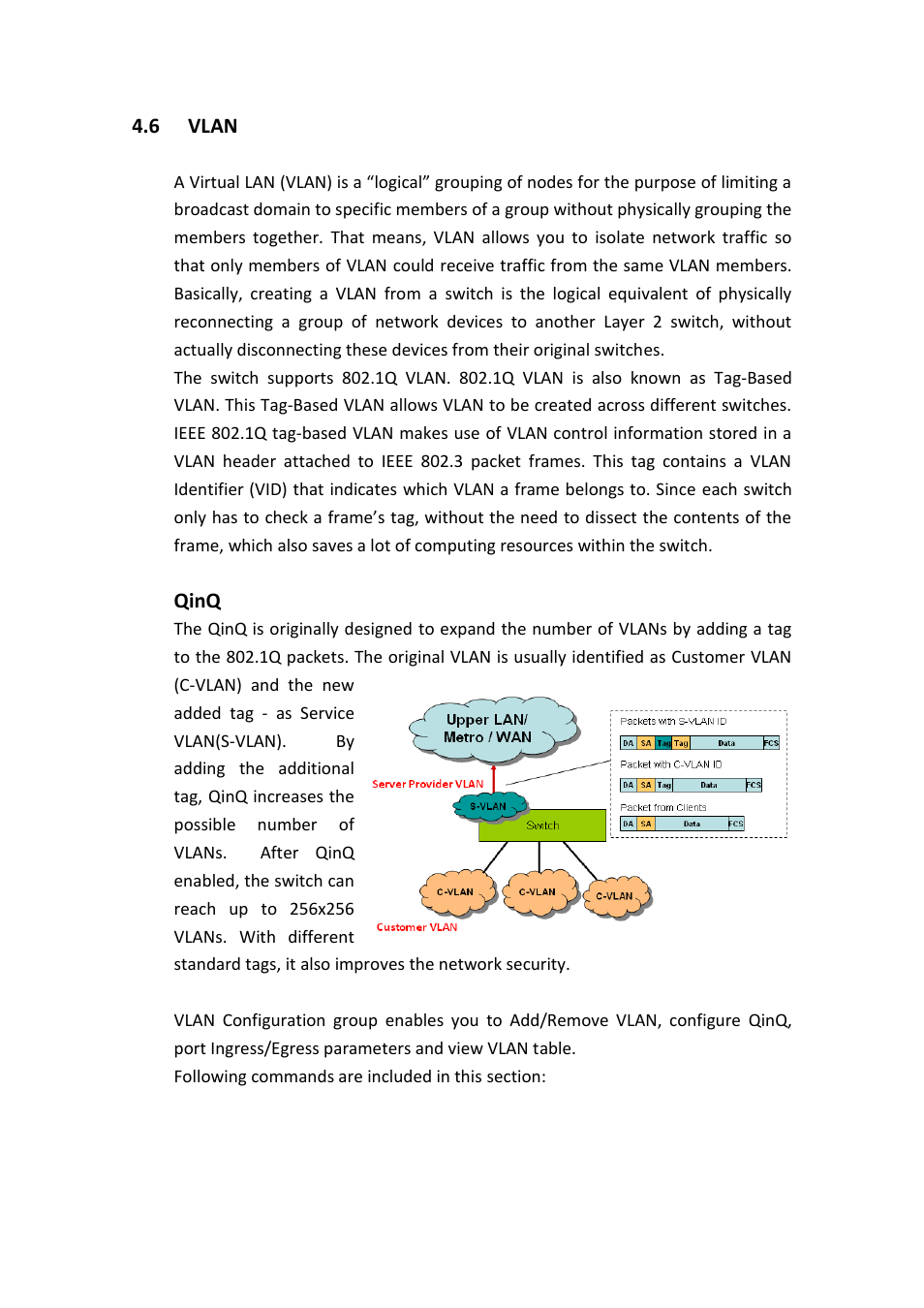 Vlan | Westermo MRI-128-F4G-PSE24 User Manual | Page 95 / 169