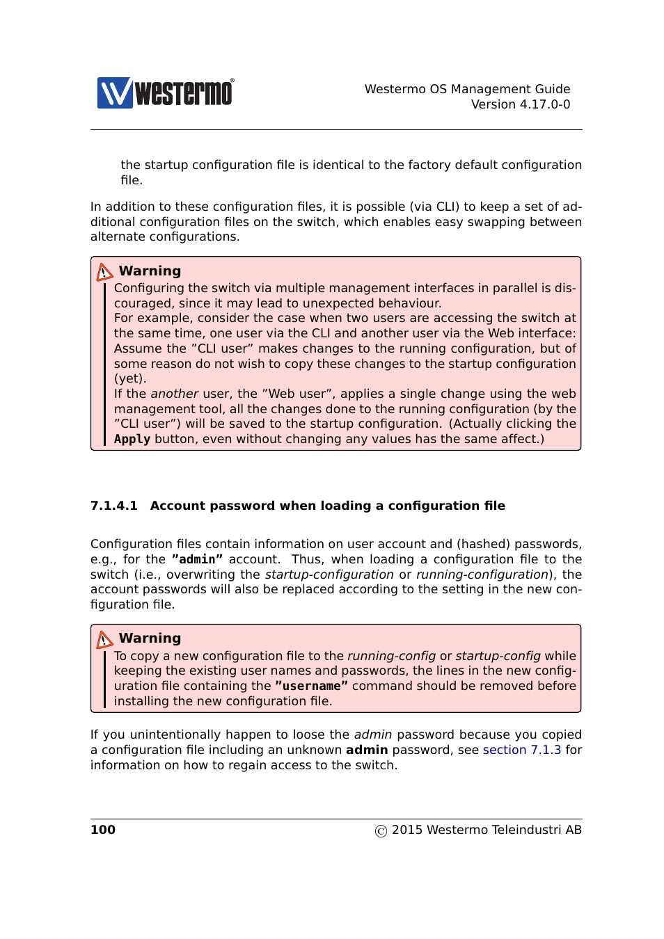 Westermo RedFox Series User Manual | Page 100 / 977