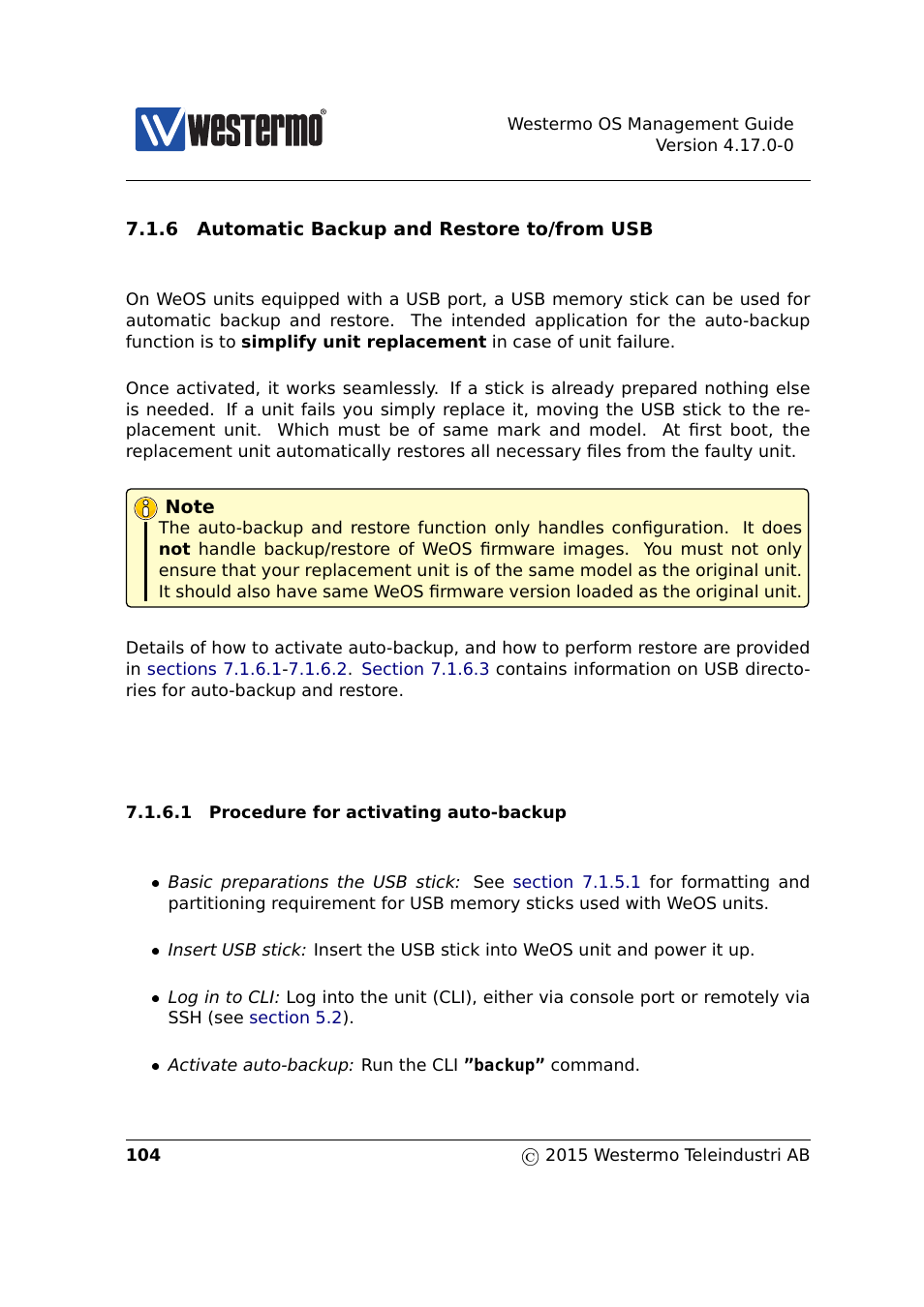 Section 7.1.6, Tion 7.1.6 | Westermo RedFox Series User Manual | Page 104 / 977