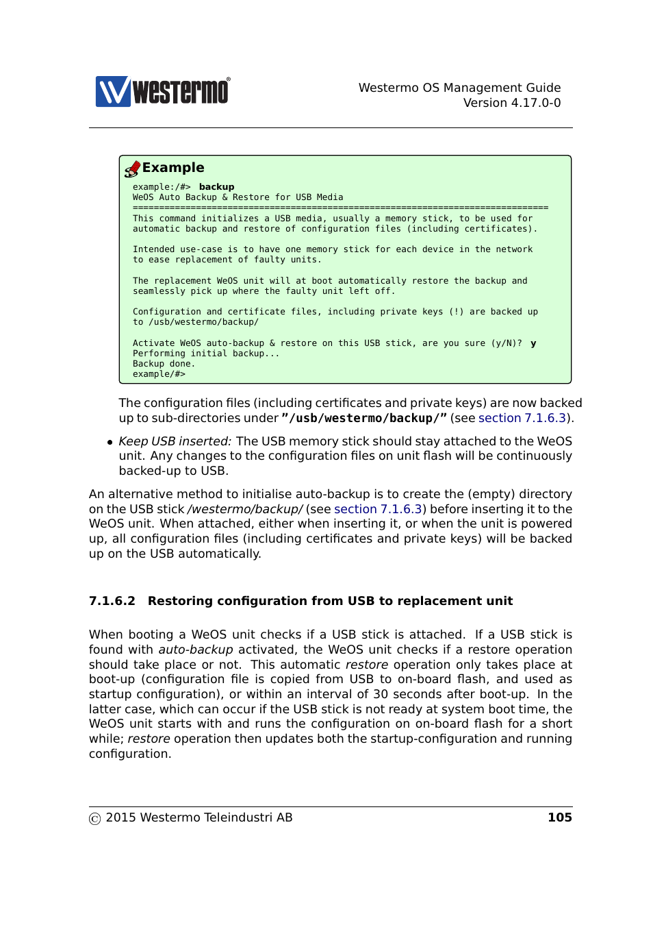 Westermo RedFox Series User Manual | Page 105 / 977
