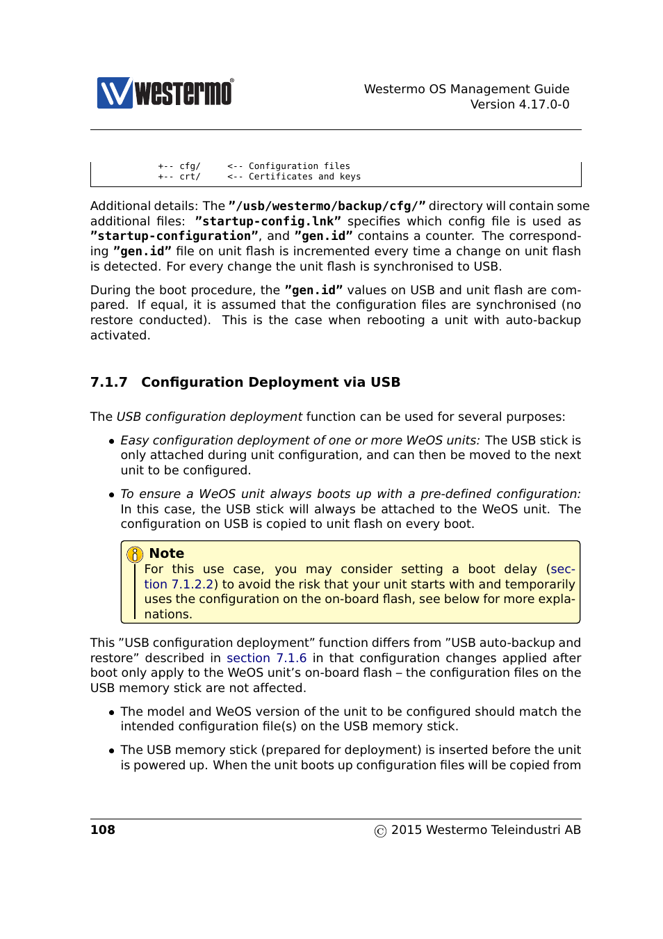 Section 7.1.7 | Westermo RedFox Series User Manual | Page 108 / 977