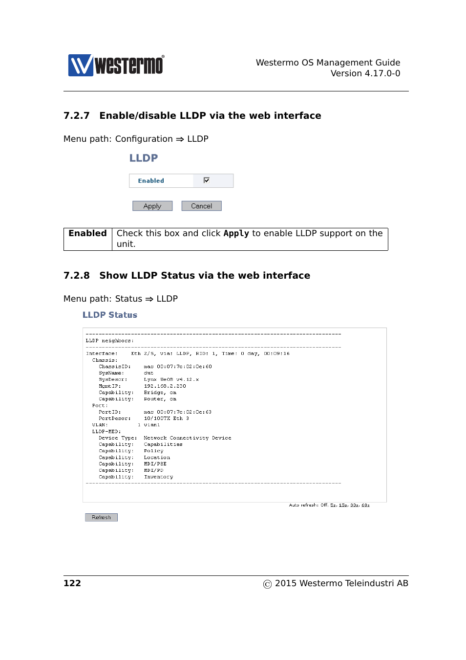 Westermo RedFox Series User Manual | Page 122 / 977