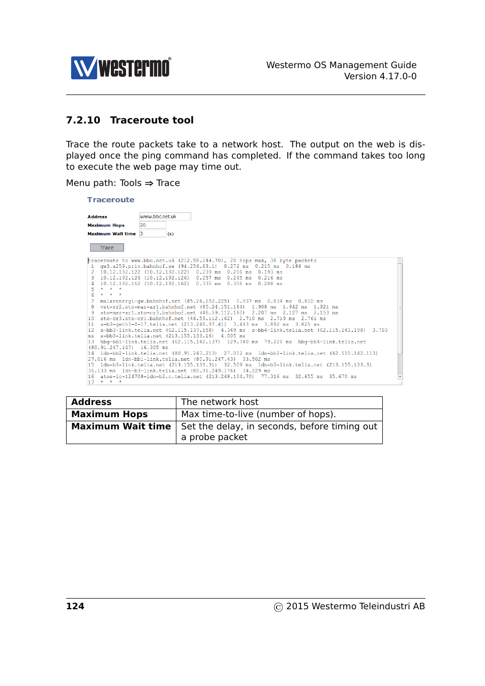 Westermo RedFox Series User Manual | Page 124 / 977