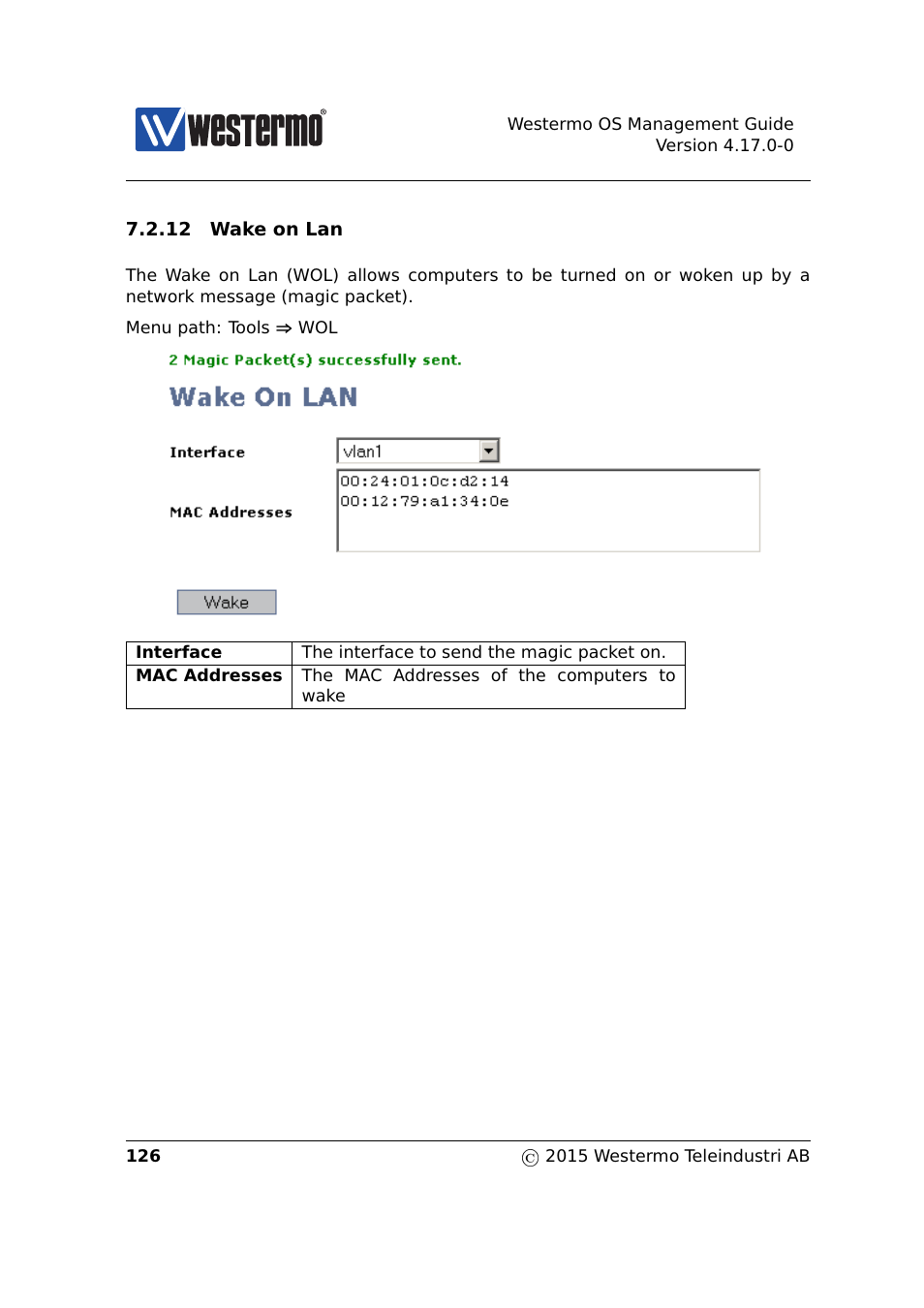 Westermo RedFox Series User Manual | Page 126 / 977