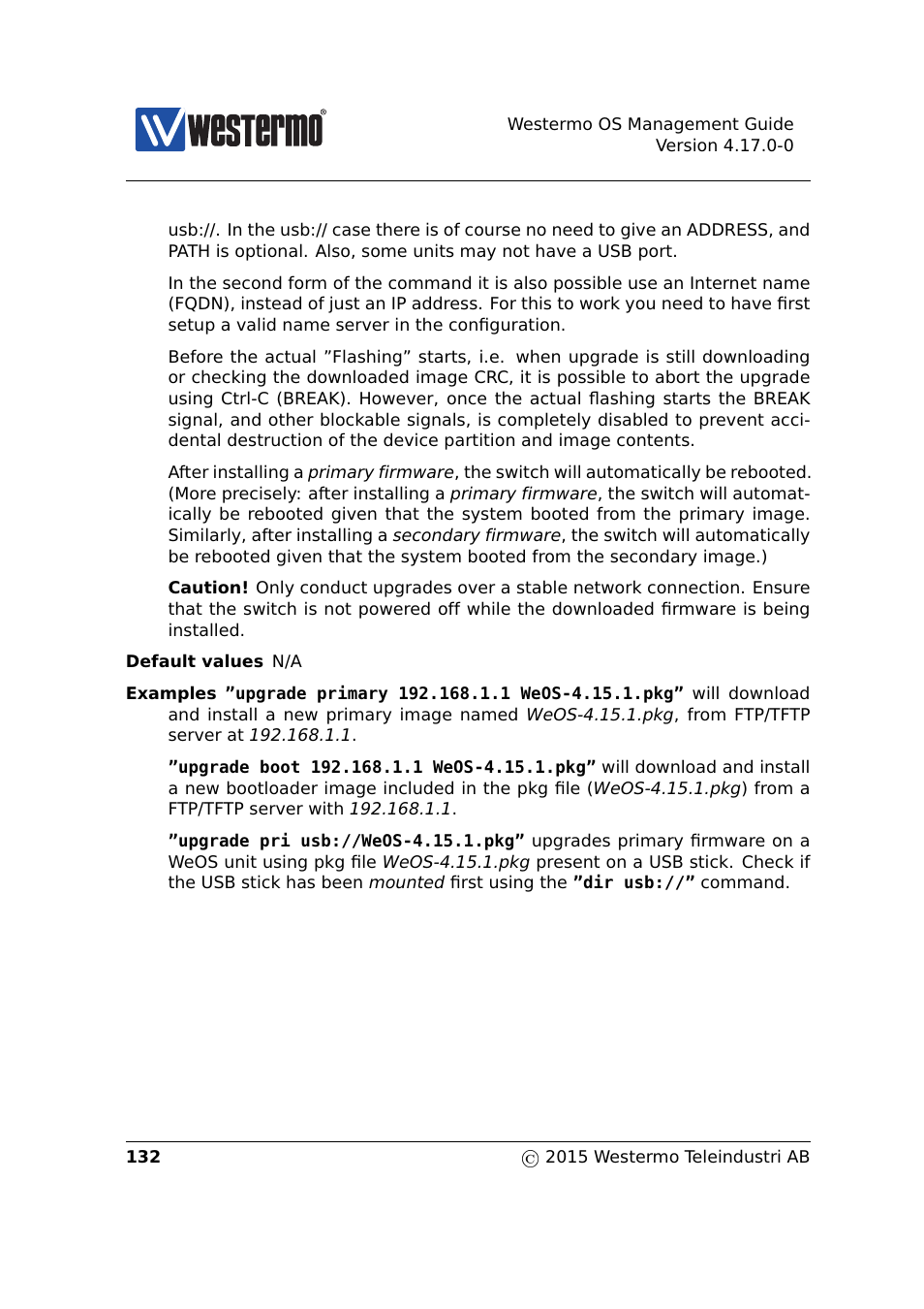 Westermo RedFox Series User Manual | Page 132 / 977