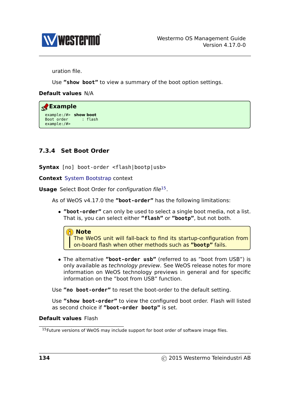 Section 7.3.4 | Westermo RedFox Series User Manual | Page 134 / 977