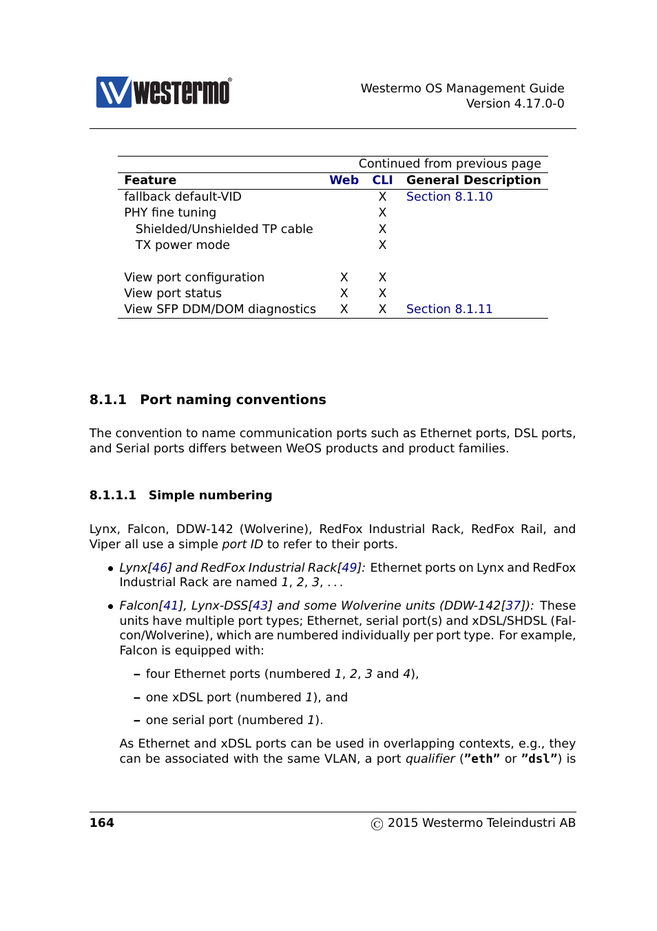 Westermo RedFox Series User Manual | Page 164 / 977