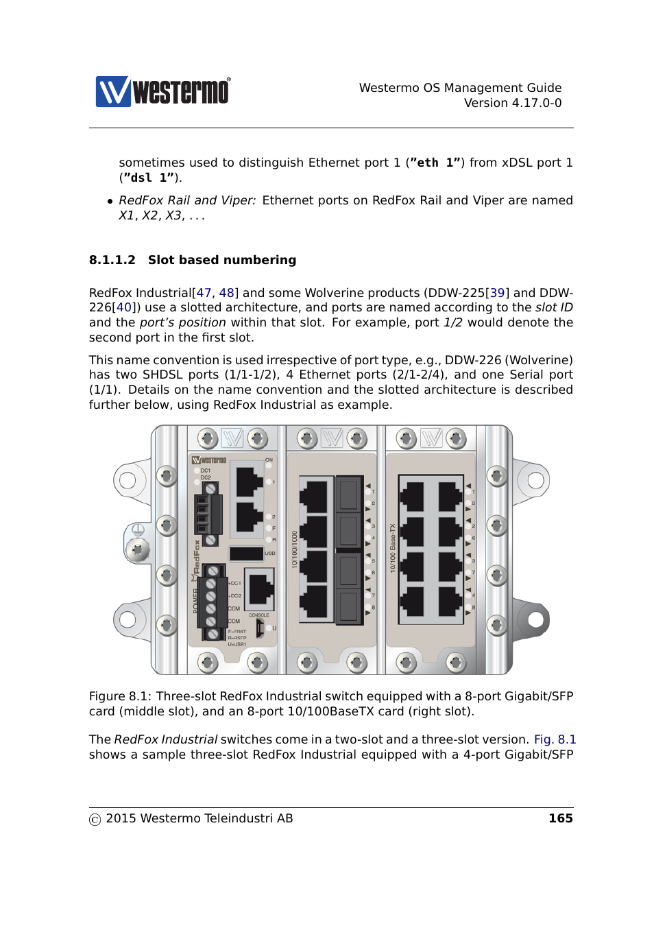 Westermo RedFox Series User Manual | Page 165 / 977