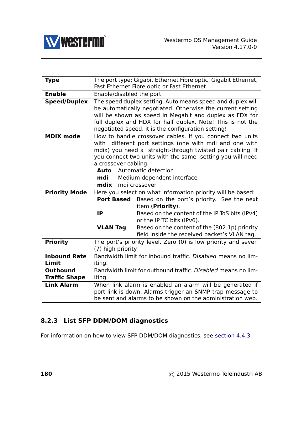 Westermo RedFox Series User Manual | Page 180 / 977