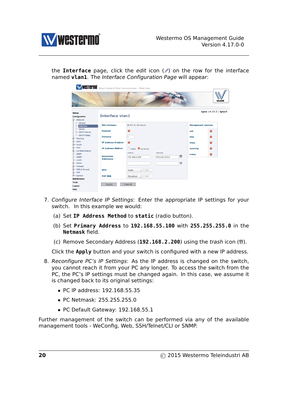 Westermo RedFox Series User Manual | Page 20 / 977