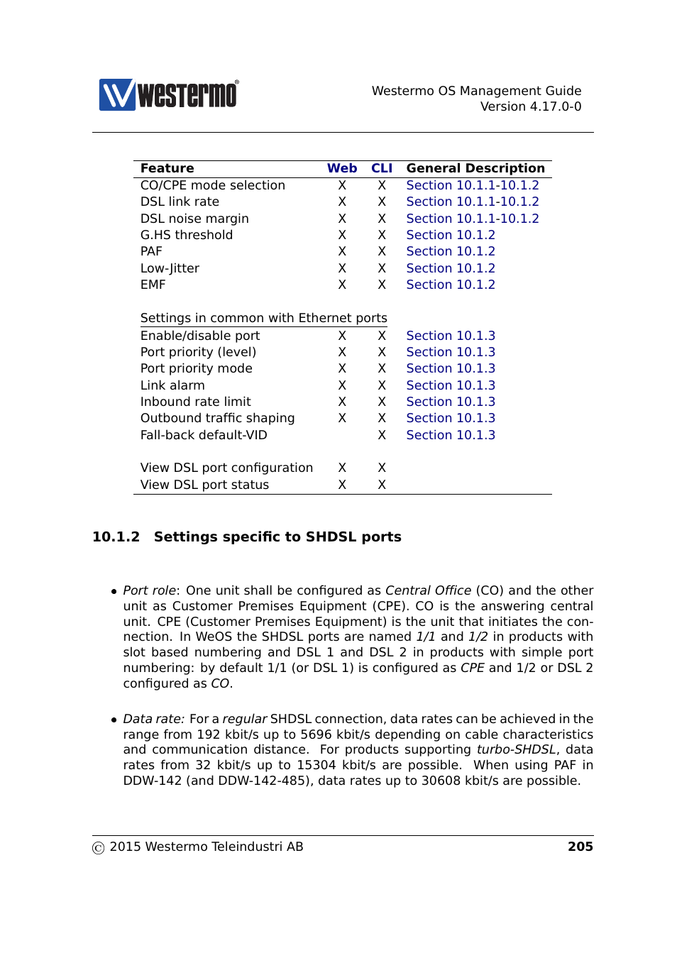 Section 10.1.2 | Westermo RedFox Series User Manual | Page 205 / 977