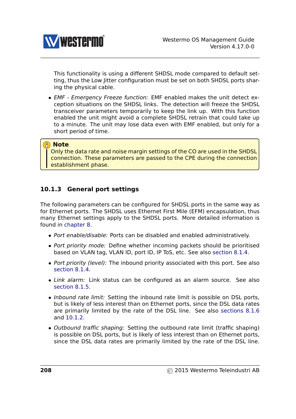 Section 10.1.3 | Westermo RedFox Series User Manual | Page 208 / 977