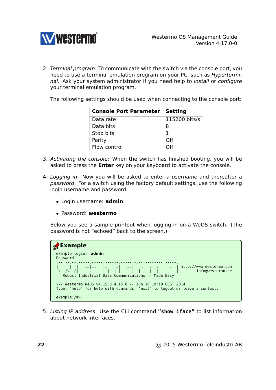 Westermo RedFox Series User Manual | Page 22 / 977
