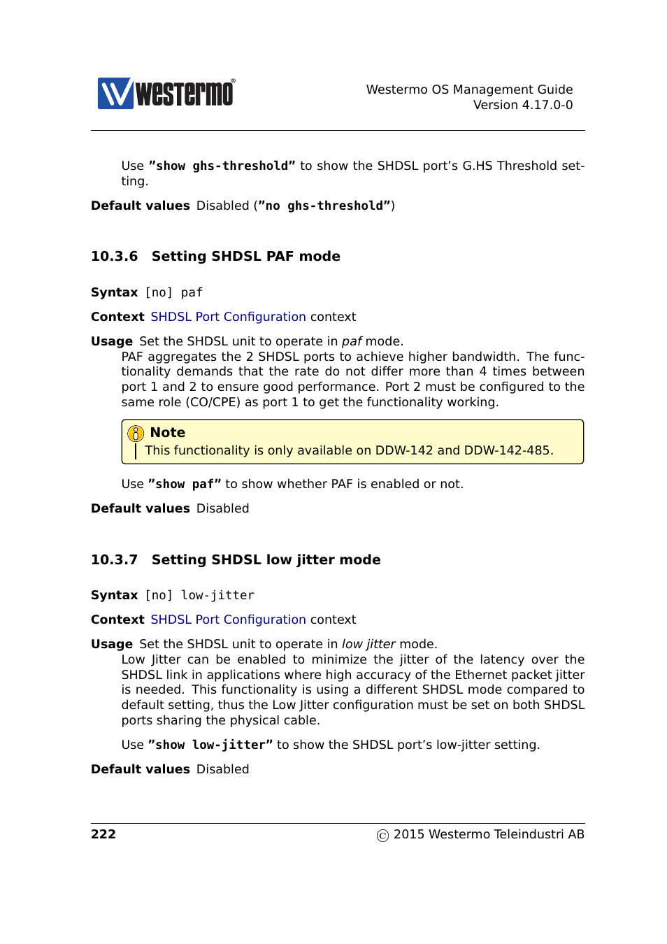 Section 10.3.6, Section 10.3.7 | Westermo RedFox Series User Manual | Page 222 / 977