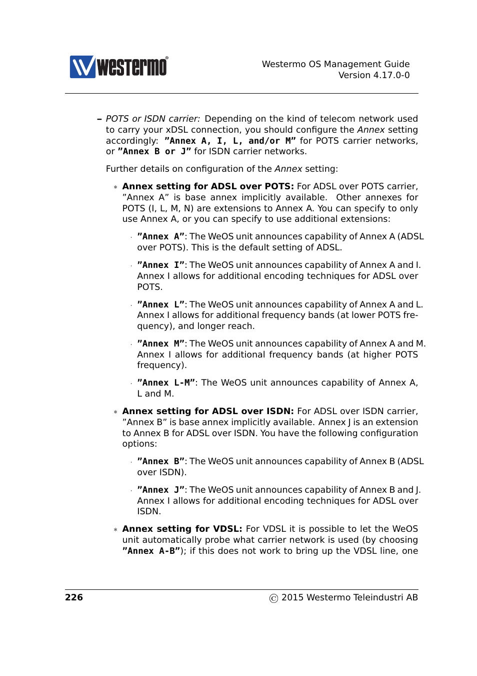 Westermo RedFox Series User Manual | Page 226 / 977