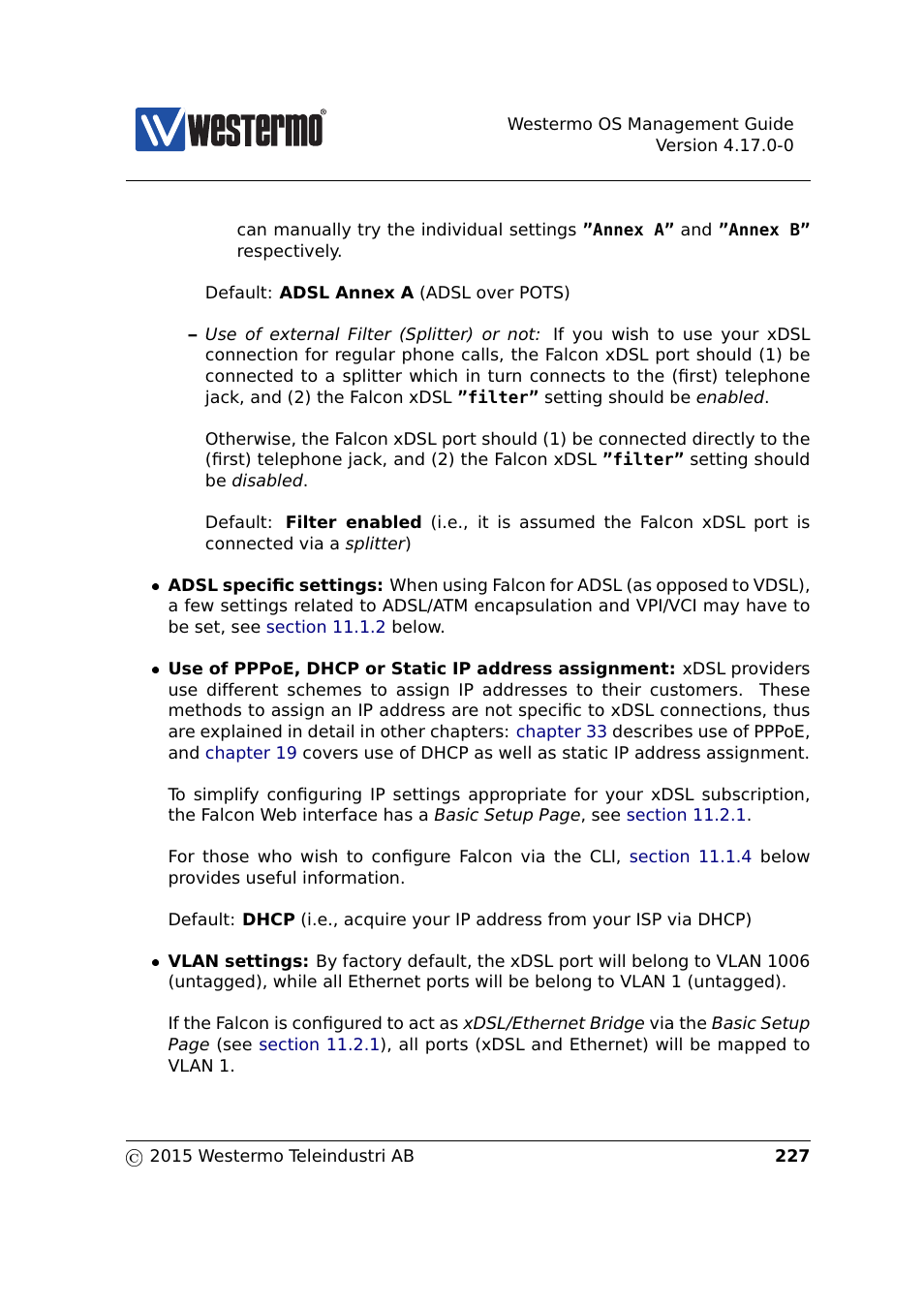 Westermo RedFox Series User Manual | Page 227 / 977