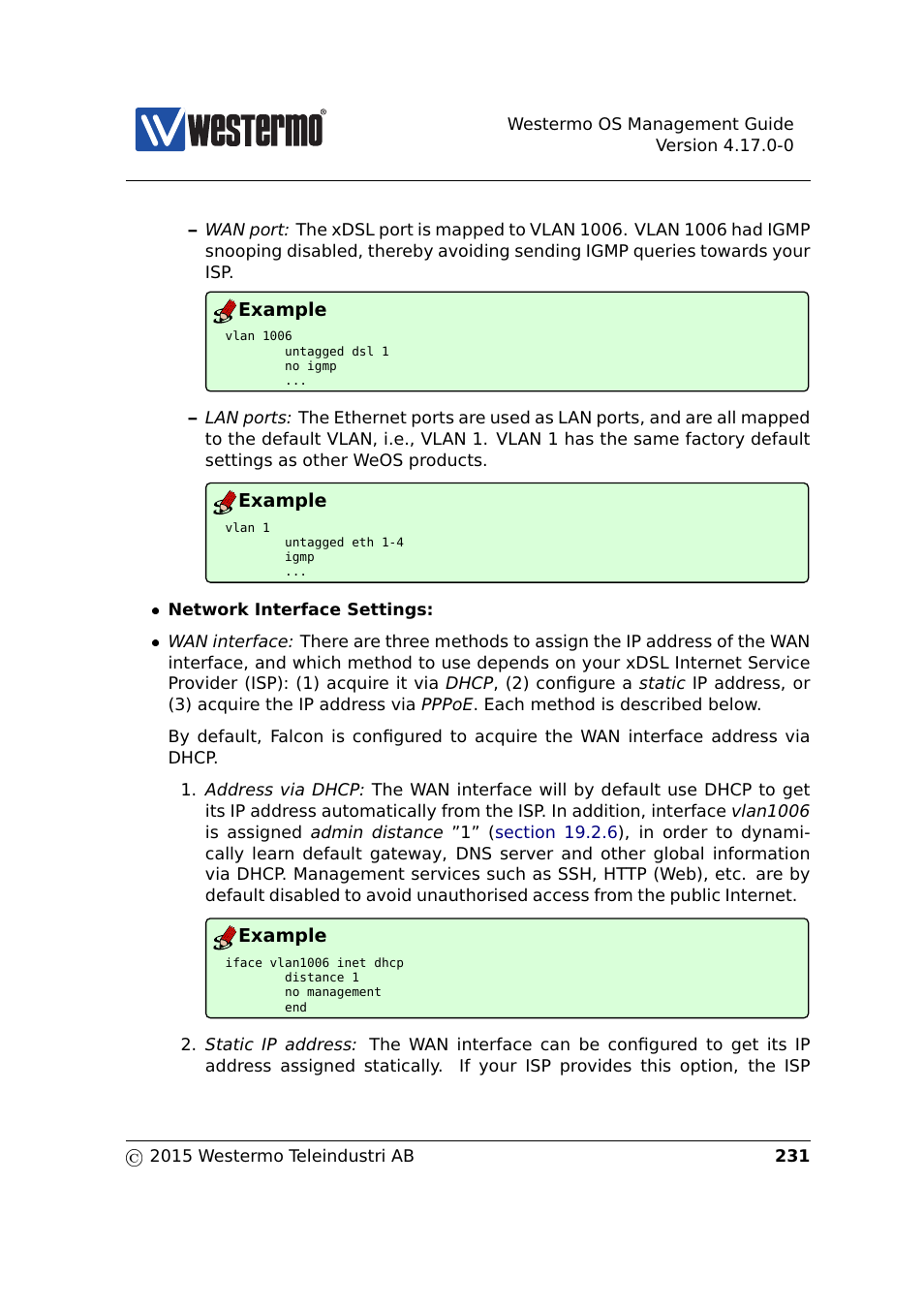 Westermo RedFox Series User Manual | Page 231 / 977