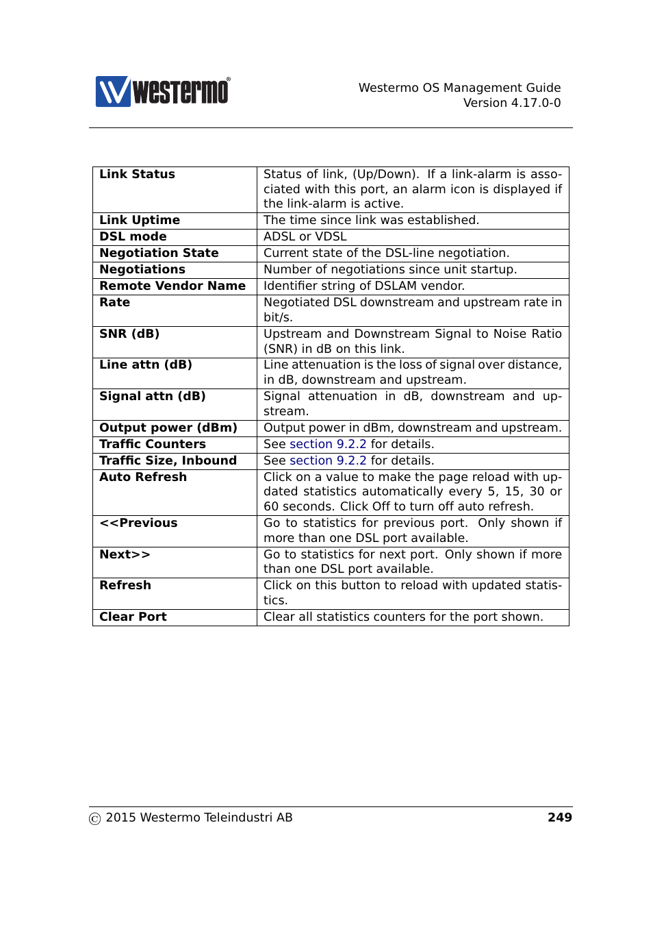 Westermo RedFox Series User Manual | Page 249 / 977