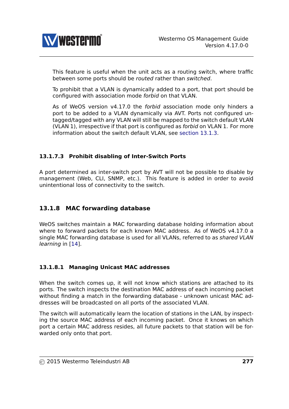Sec. 13.1.8 | Westermo RedFox Series User Manual | Page 277 / 977