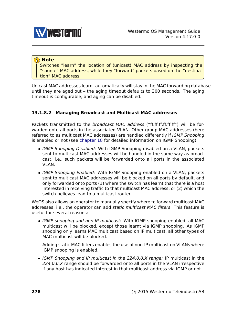 Westermo RedFox Series User Manual | Page 278 / 977